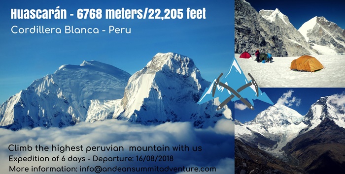 Huascaran Expedition - August 2018 Huascaran Expedition - August 2018
