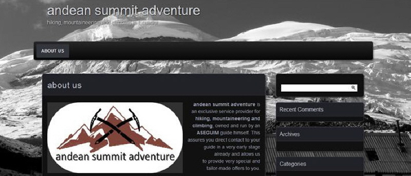 our blog @ andeansummitadventure.wordpress.com